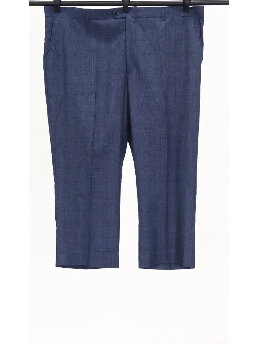 Bocaccio 54L 46x26 Blue Full Suit 2-Button Check R923
